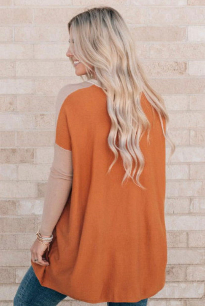 Fall Colorblock Tunic