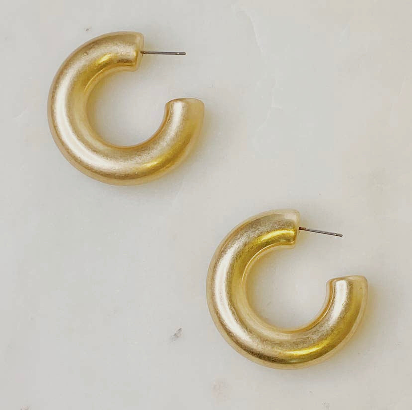 Chunky Hoop Earrings