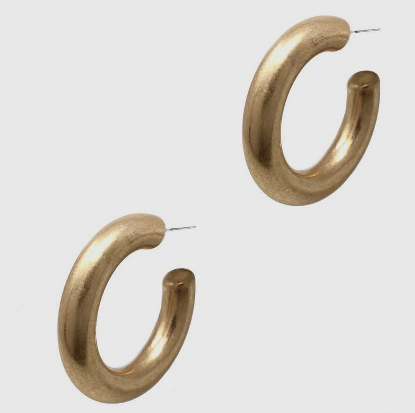 Chunky Hoop Earrings