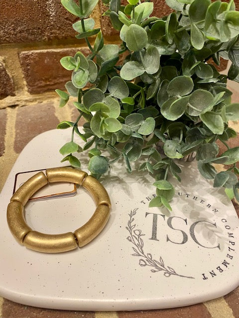 Chunky Stretch Gold Bracelet