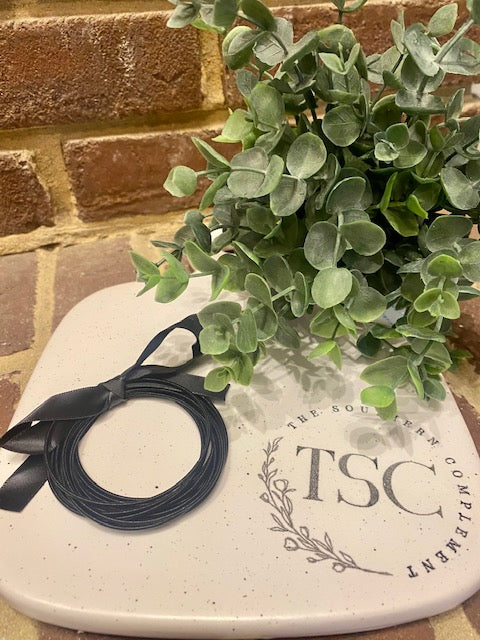 Guitar String Bracelet Stack - Black