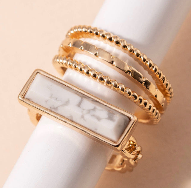 Rectangle Ring Set