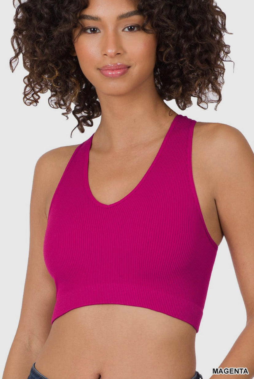 Ribbed Racerback Top