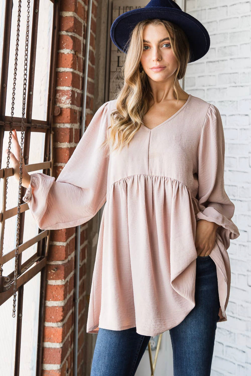 Bubble Sleeve Tunic