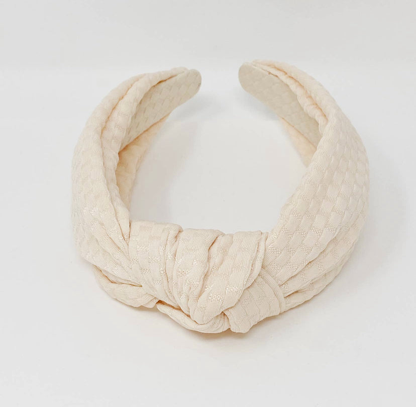 Embossed Knotted Headband