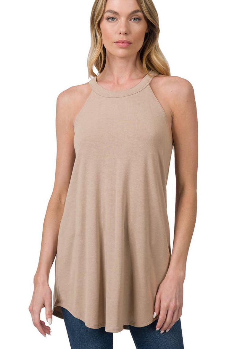 Halter Neck Tank Top