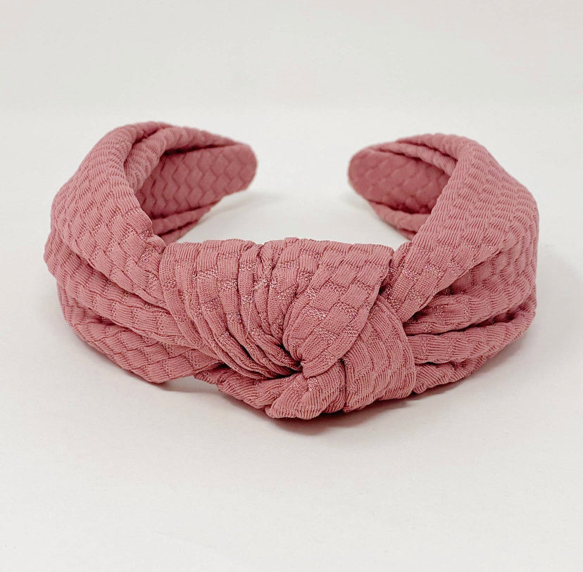 Embossed Knotted Headband