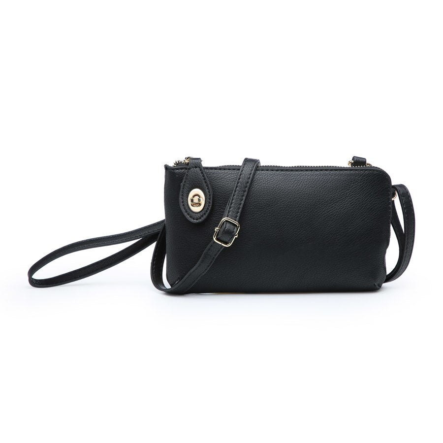 Kendall Crossbody/Wristlet w/ Twist Lock Closure