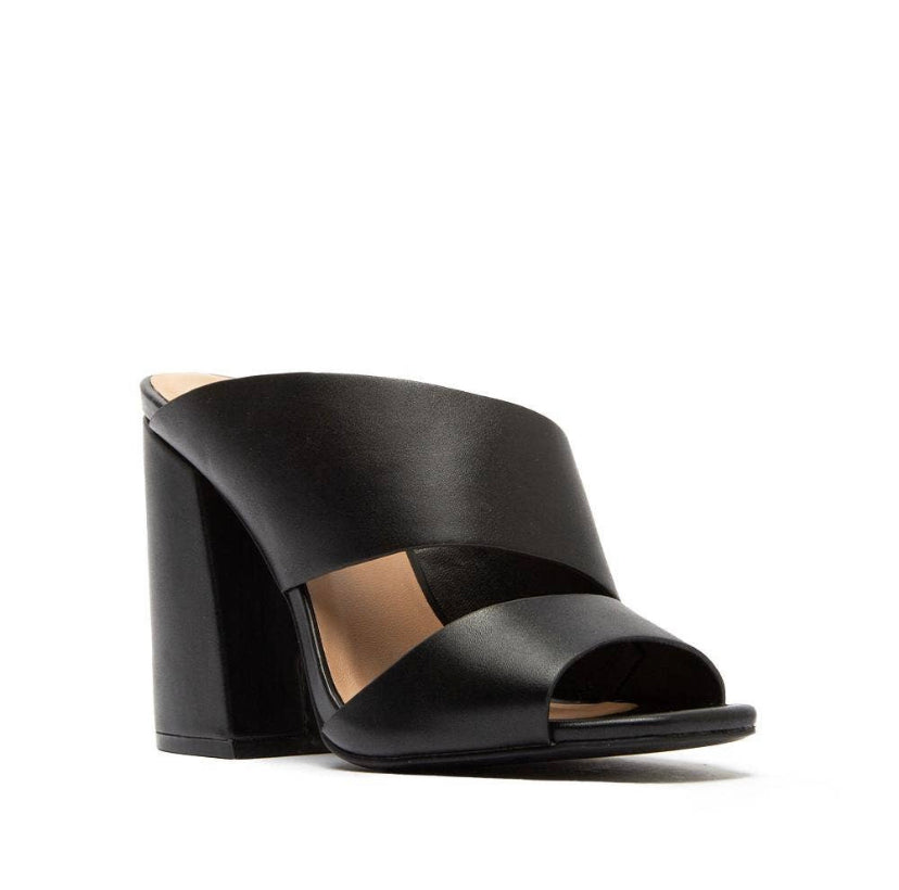 Block Heel Slide Sandal