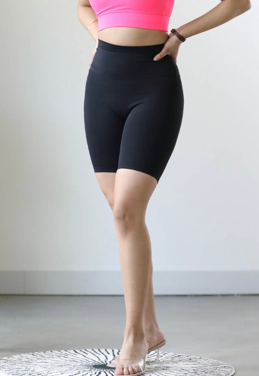 Athletic High Rise Biker Shorts