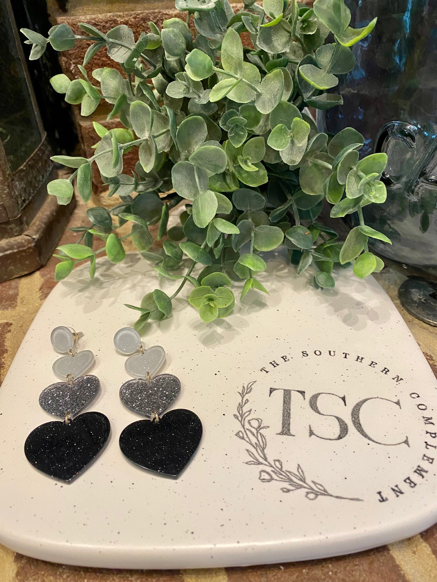 Acrylic Heart Dangle