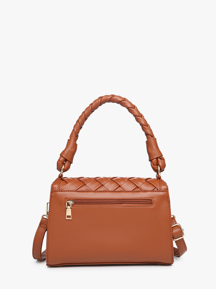 EH2253 EH Woven Satchel w/ Braided Handle